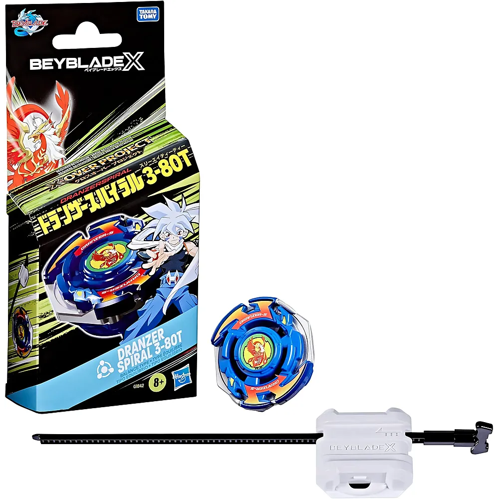 Beyblade X Starterset Over Project Dranzer Spiral