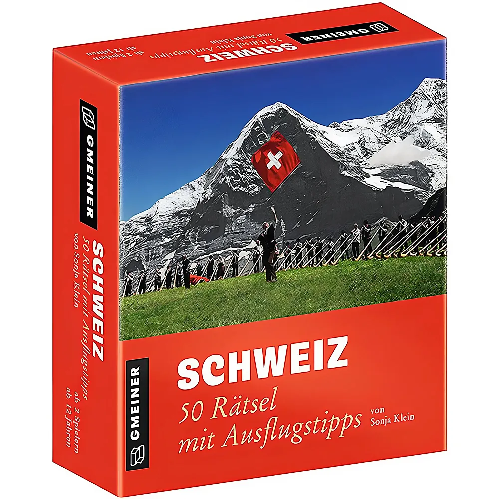 HUCH Spiele Schweiz - 50 Rtsel mit Ausflugtipps | Kartenspiele