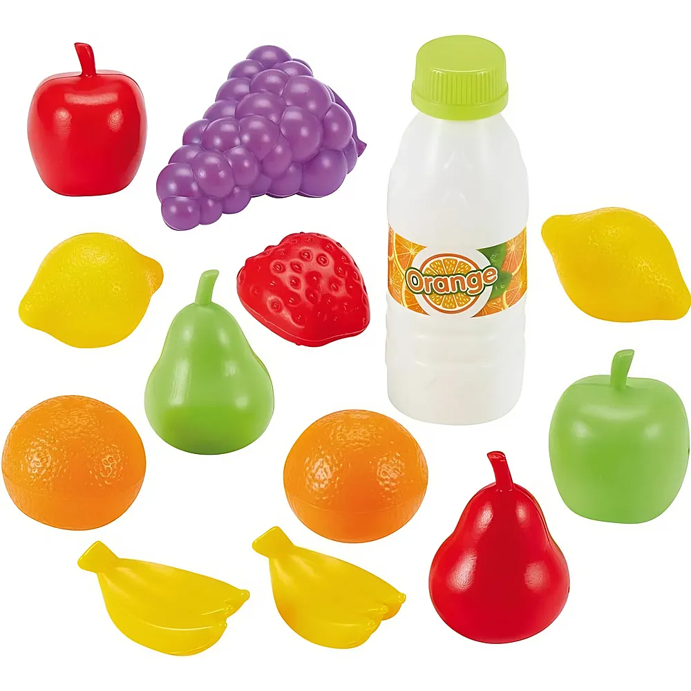 Ecoiffier Toys Lebensmittel Obst und Gemse, 15 Stk.