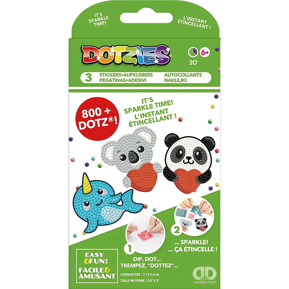 Diamond Dotz Dotzies Diamond Painting Sticker Lieblingstiere