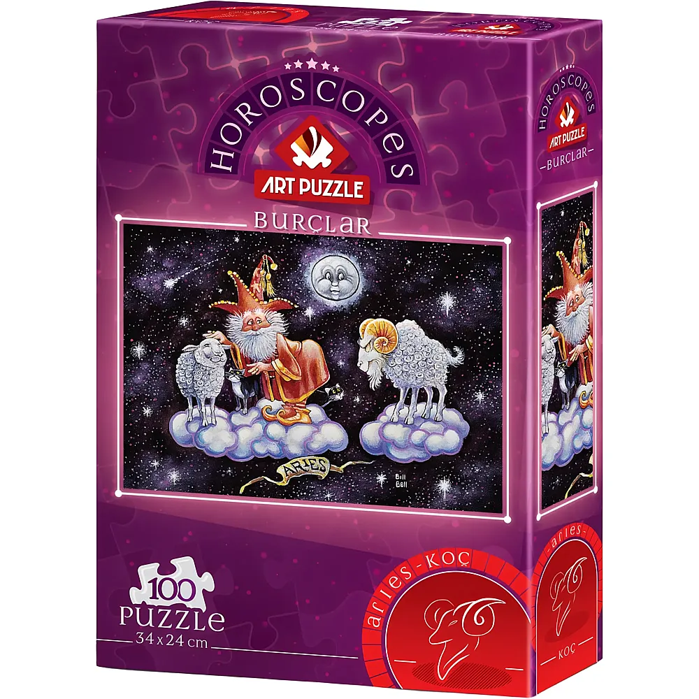 Art Puzzle Horoscope - Aries - 100 Teile - Puzzle 10-104 Teile