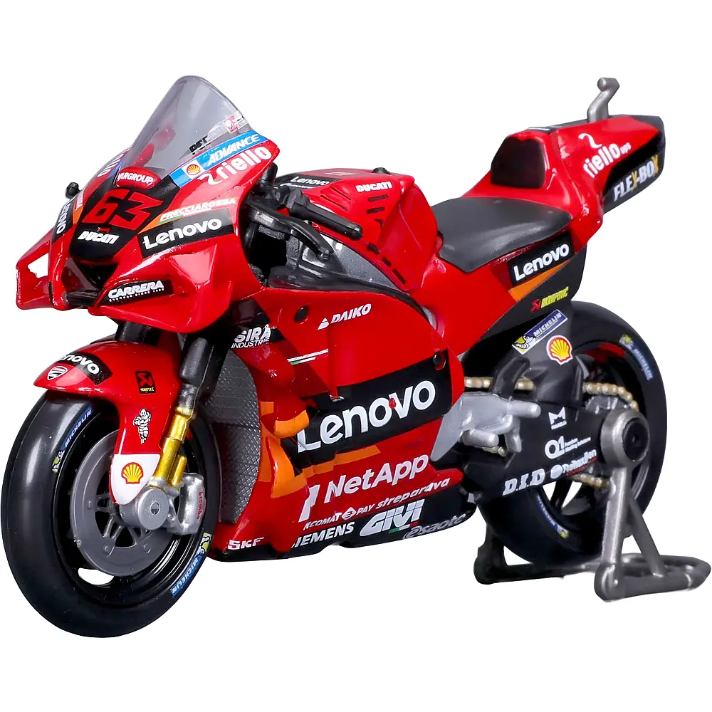 Maisto 1:18 Moto GP Motorrad 63 Bagnaia 2022