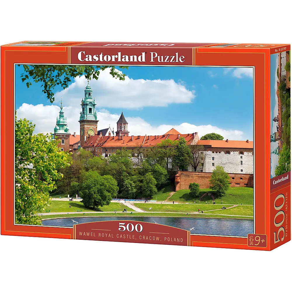Castorland Puzzle Knigsschloss Wawel, Krakau, Polen 500Teile