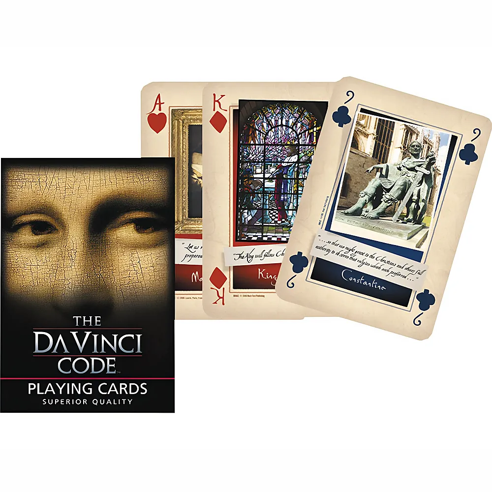 meinspielzeug - Piatnik Collectors Cards Bridge, Da Vinci Code | Kartenspiele