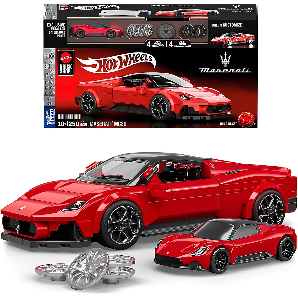 Mattel Brick Shop Speed Serie Maserati - 250 Teile