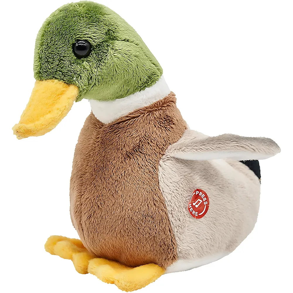 Unitoys Ente mit Sound - 15 cm | V�gel Pl�sch