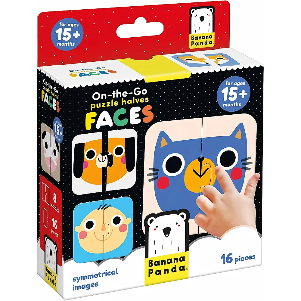 Banana Panda  Puzzle-Halbgesichter f�r unterwegs  16-tlg.