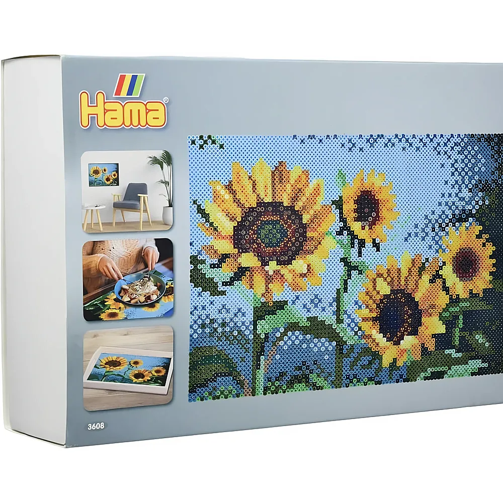 Hama Midi DIY Art Sonnenblumen 10000Teile