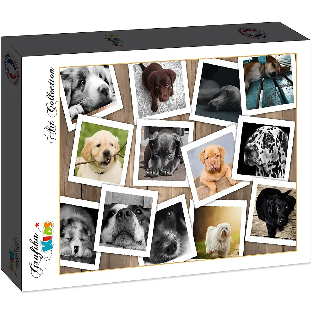 Grafika Puzzle Art Collection Grafika Kids Hunde - 204 Teile