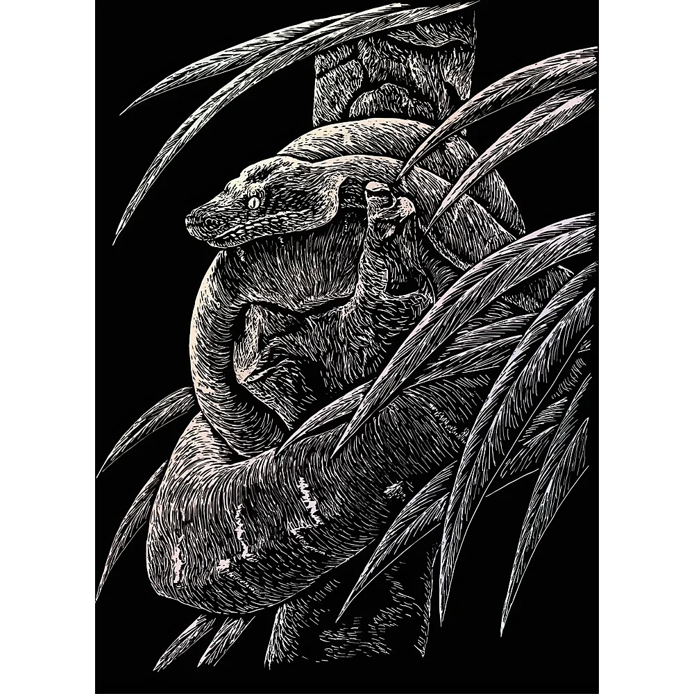Royal & Langnickel R&l Gravures D'art Std Holo Serpent 21.3x29.5cm - Suche