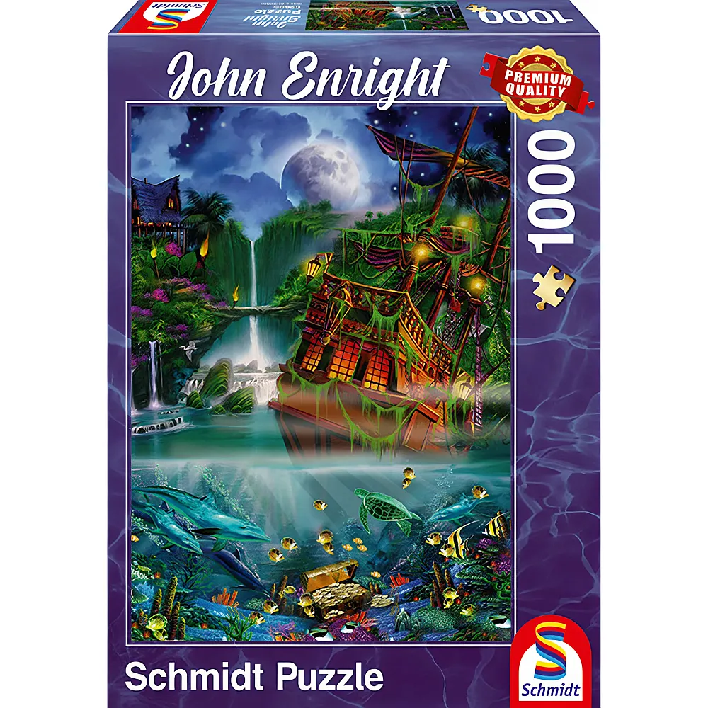 Schmidt Puzzle John Enright Versunkener Schatz 1000Teile