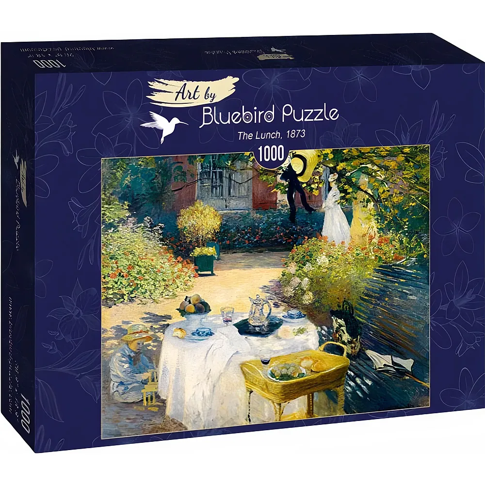 Bluebird Puzzle Art By Claude Monet Das Mittagessen, 1873 - 1000 Teile