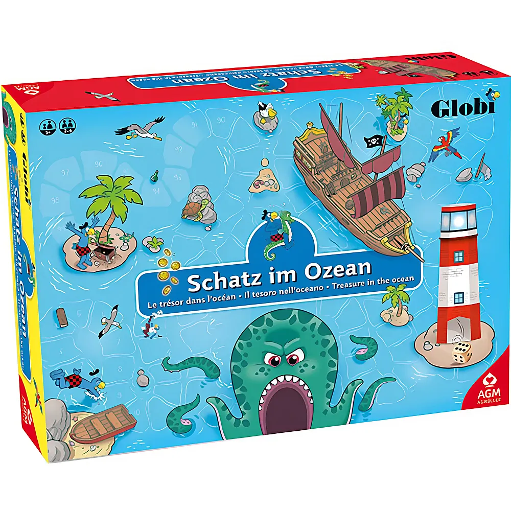 AGM AGMller Globi Schatz im Ozean | Familienspiele