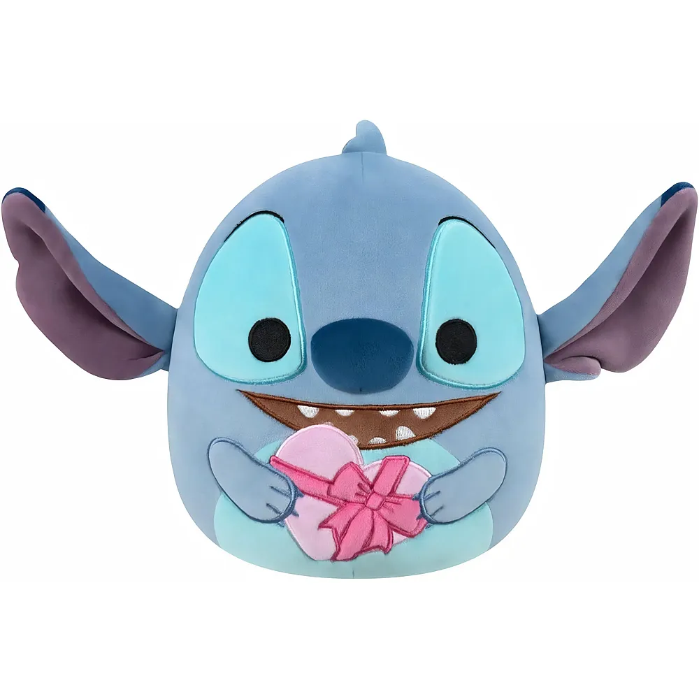 Squishmallows Pl�sch Lilo & Stitch Stitch mit Herzen - 20 cm