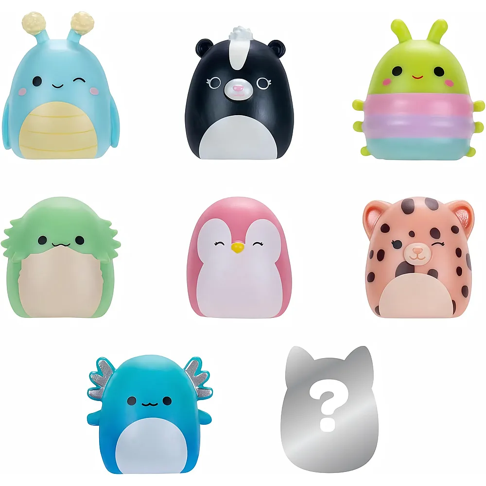 Squishmallows  Squish-a-longs Spielfiguren Stil 1  8 St�ck.