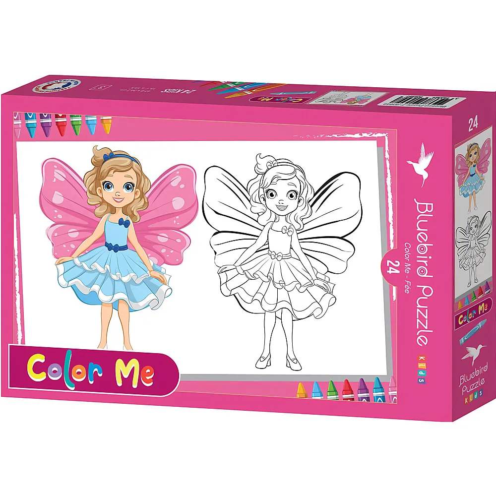 Bluebird Puzzle Color Me Die Fee - 24 Teile