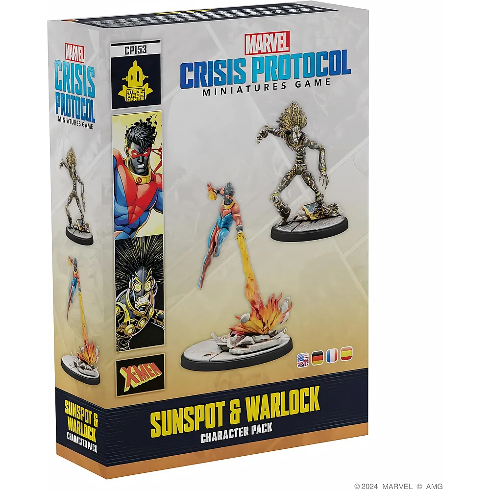 Atomic Mass Games Marvel Crisis Protocol Sunspot & Warlock fr-de-en-es