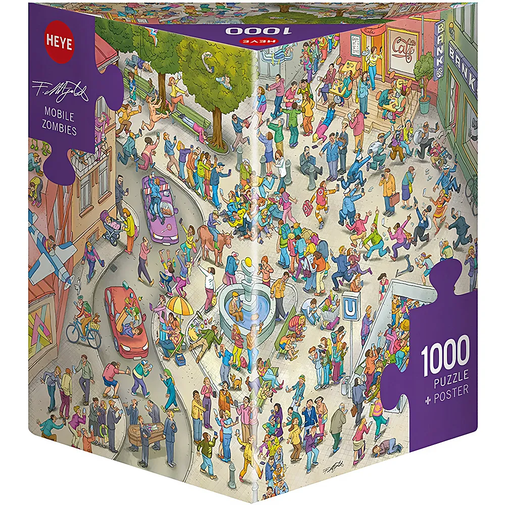 HEYE Puzzle Triangular Mobile Zombies 1000Teile