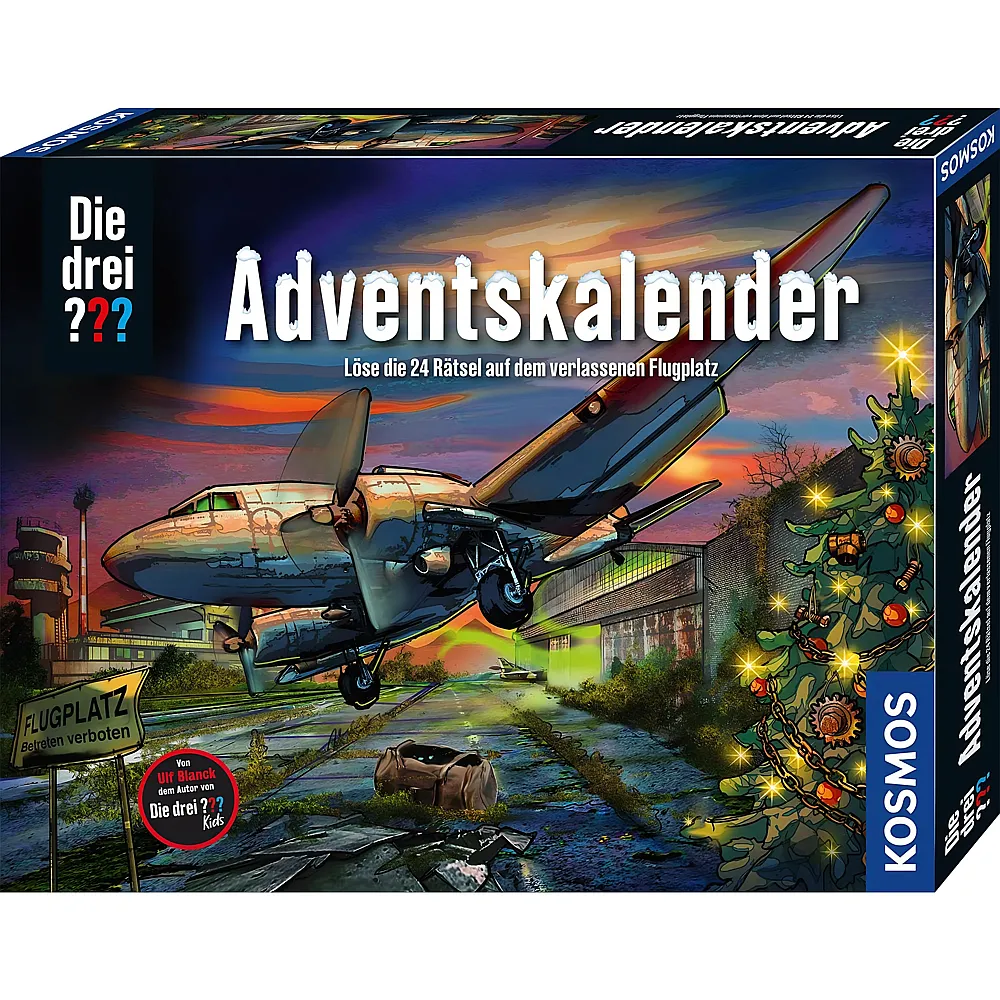 Kosmos Die drei  Adventskalender R�tsel auf dem verlassenen Flugplatz