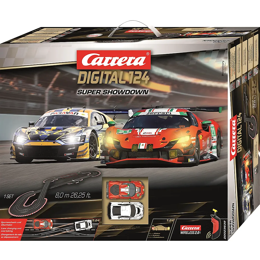 Carrera Digital 124 Super Showdown / 8.0m