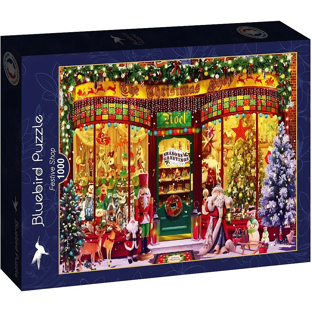 Bluebird Puzzle Festive Shop 1000Teile