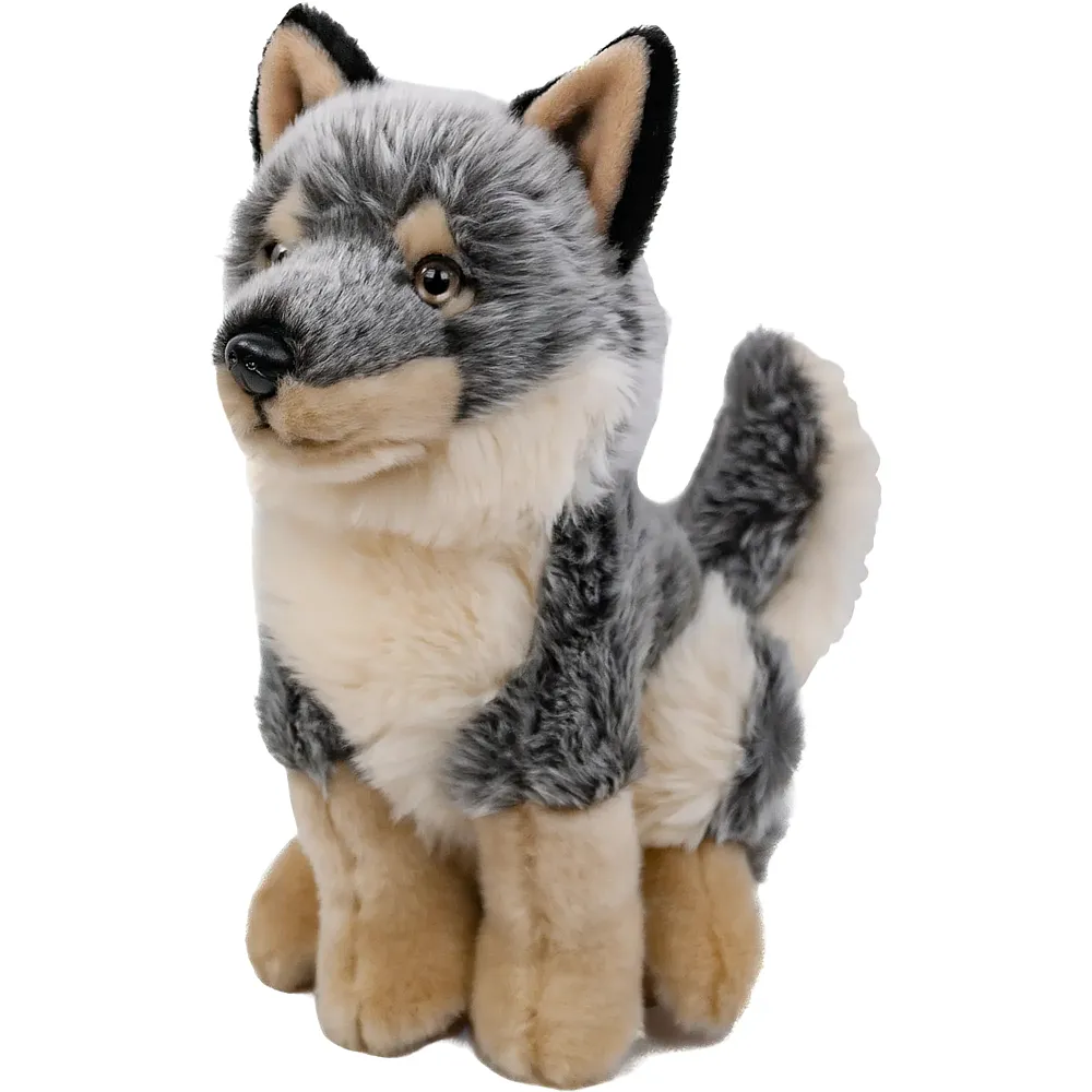 Teddys Rothenburg Sitting wolf - 28 cm