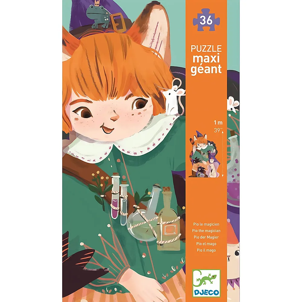 Djeco Puzzle Pio der Zauberer 36Teile