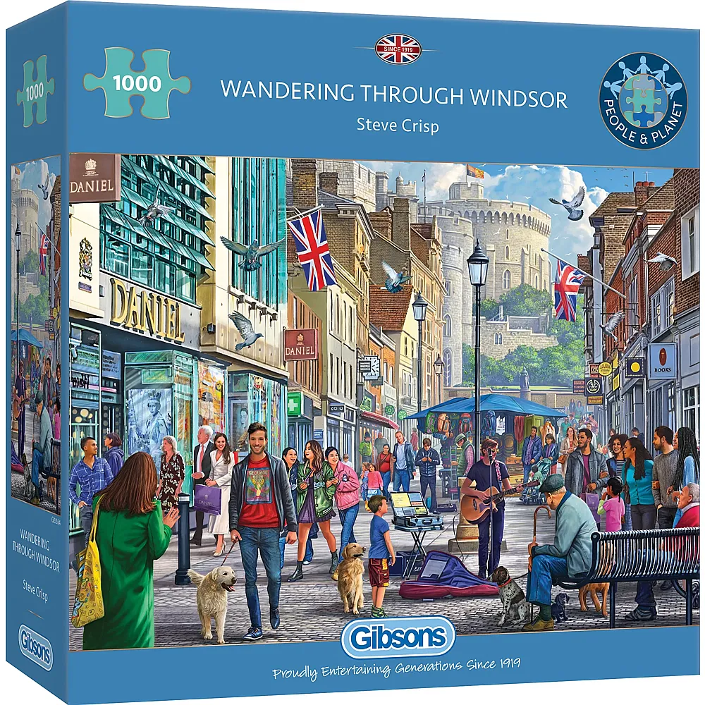 Gibsons Puzzle Steve Crisp Wandering Through Windsor 1000Teile