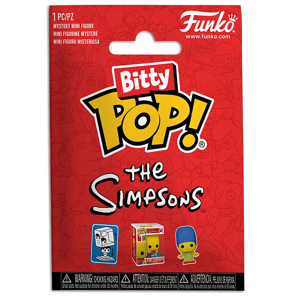 Funko Bitty POP Simpsons 32 Stk. Single Pack, im Thekendisplay