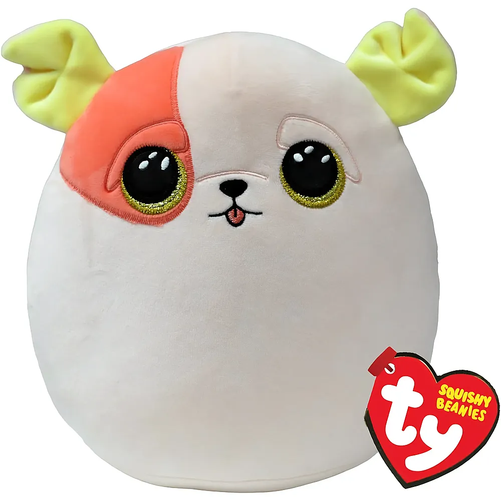 meinspielzeug - Ty Squishy Beanies Patch der Hund - 20 cm | Hunde Pl�sch