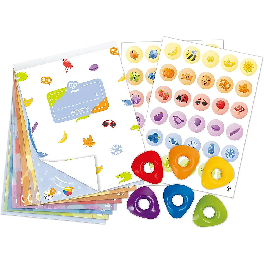 Hape Kreativset mit Wachsmalern