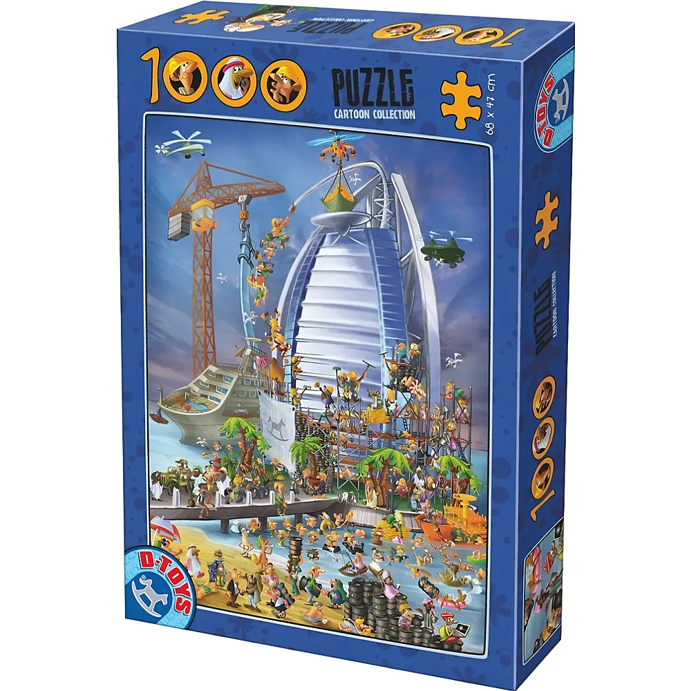 DToys Puzzle Cartoon Collection Burj Al Arab 1000Teile