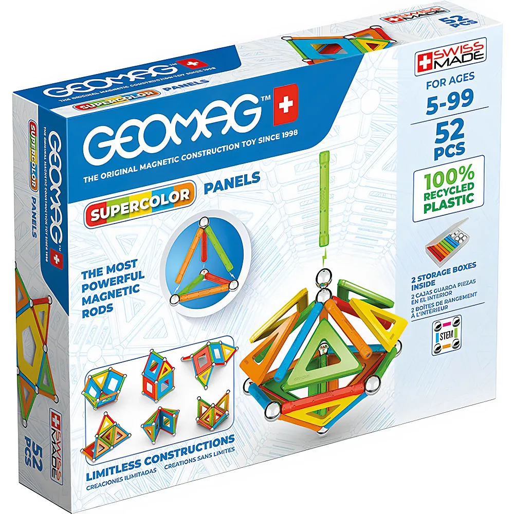 Geomag Green Panels Supercolor 52Teile