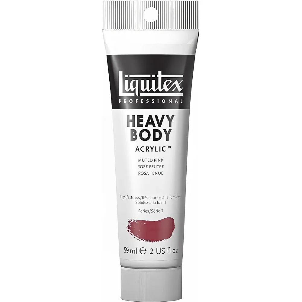 Liquitex Lqx Prof. Heavy Body Acrylfarbe 59ml Tube Gedmpftes Rosa