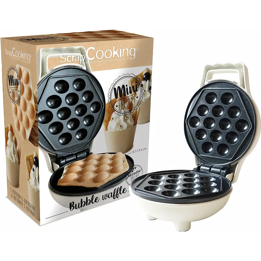 Scrapcooking Mini Bubble Waffle Factory