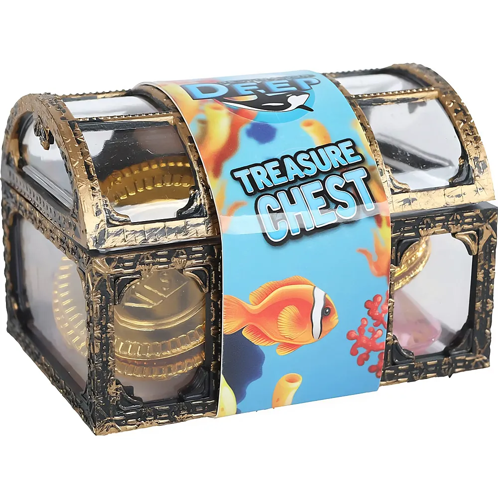 Alpha Toys Schatztruhe mit 12 Goldm�nzen, 12 Diamanten