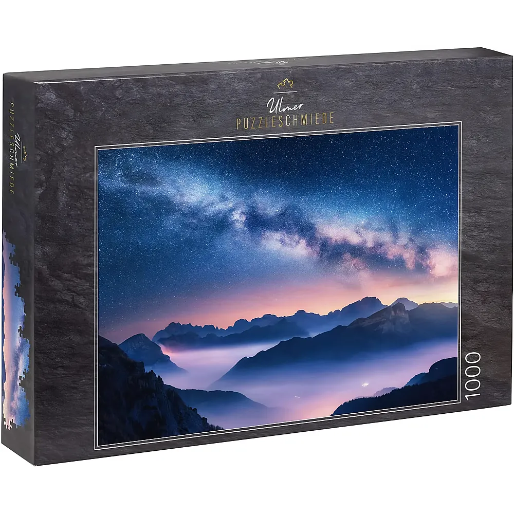 Ulmer Puzzleschmiede Milchstrasse �ber Nacht-Himmel in den Bergen - 1000 Teile