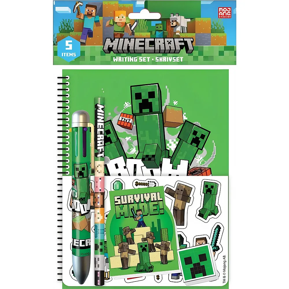 Sombo Minecraft Schreibset mit viel Zubeh�r - Suche