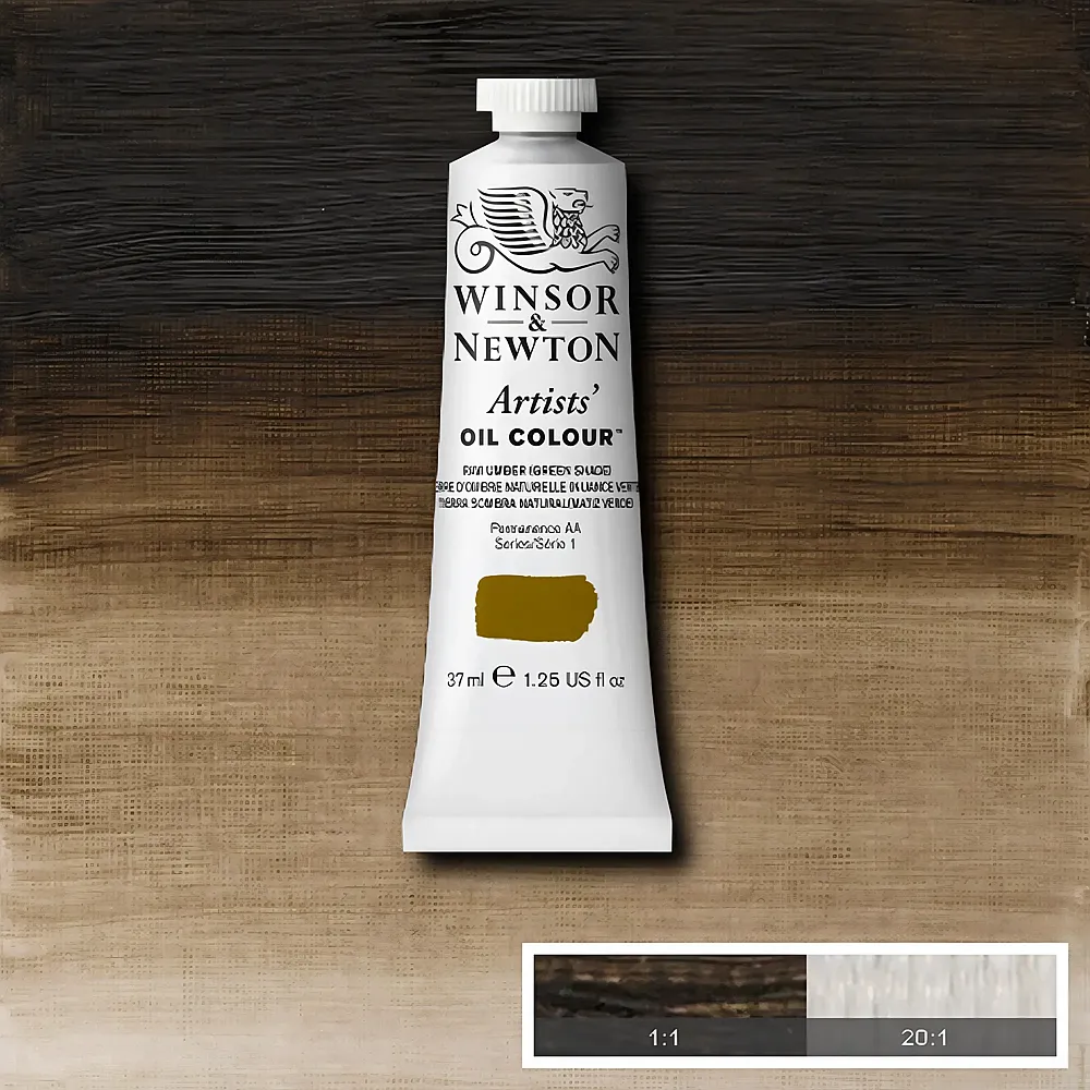meinspielzeug - Winsor & Newton W&n Artists' lfarbe 37ml Tube Umbra Natur grnton