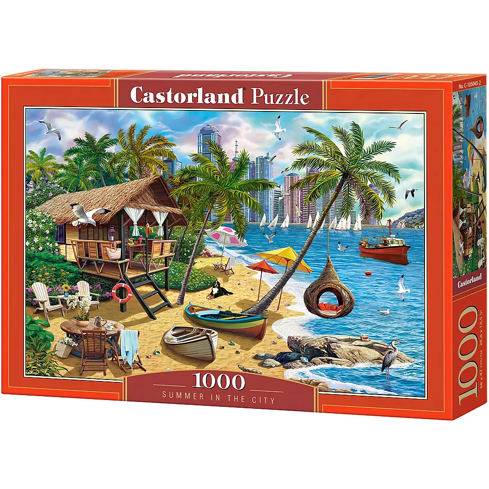 Castorland Puzzle Sommer in der Stadt - 1000 Teile