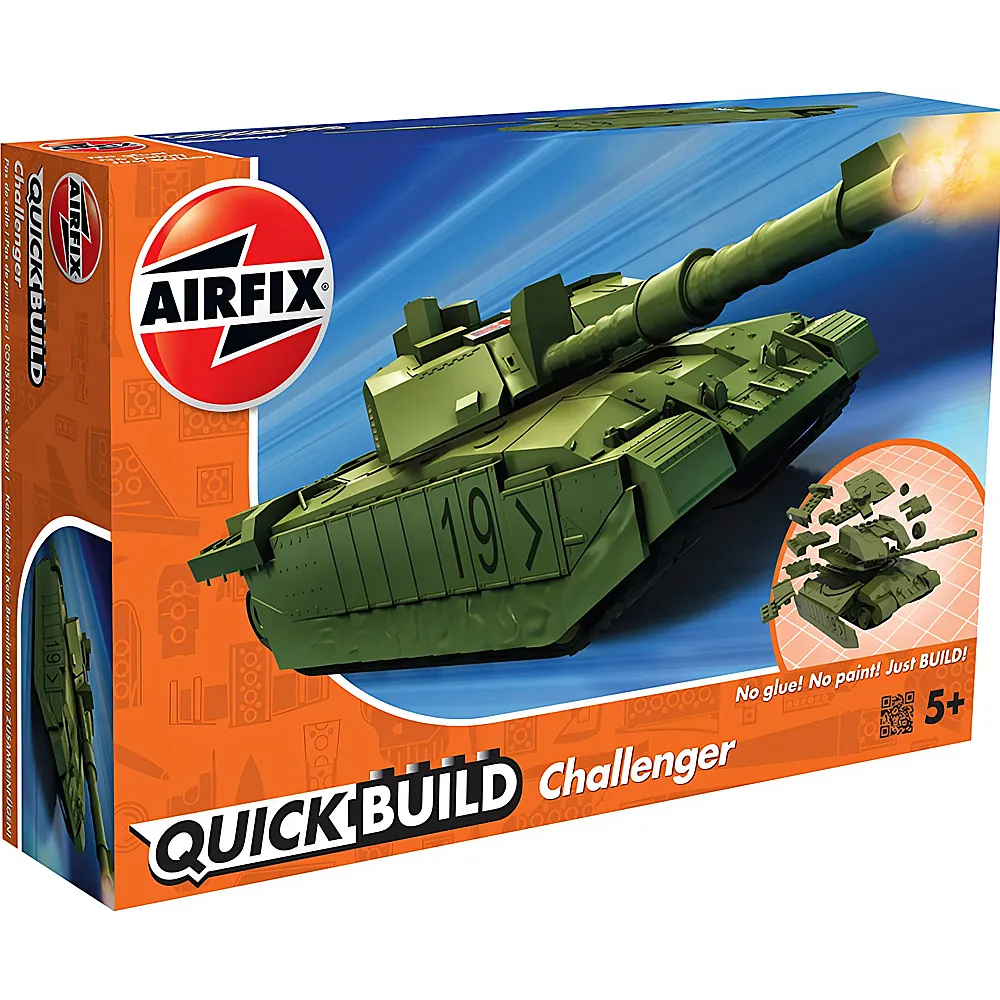 Airfix Quickbuild Challenger Tank Green 35Teile
