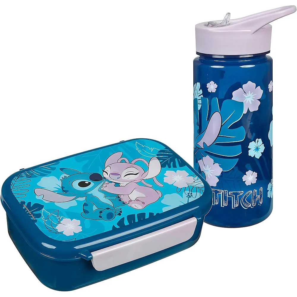 Undercover Lilo & Stitch Brotbox und Trinkflasche