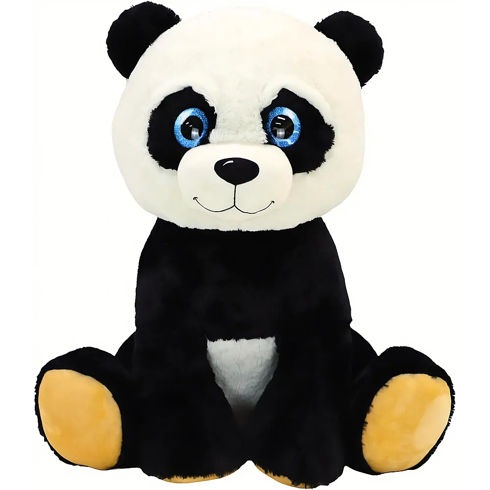 meinspielzeug - TE-Trend Panda mit funkelnden blauen Augen - 75 cm | B�ren Pl�sch