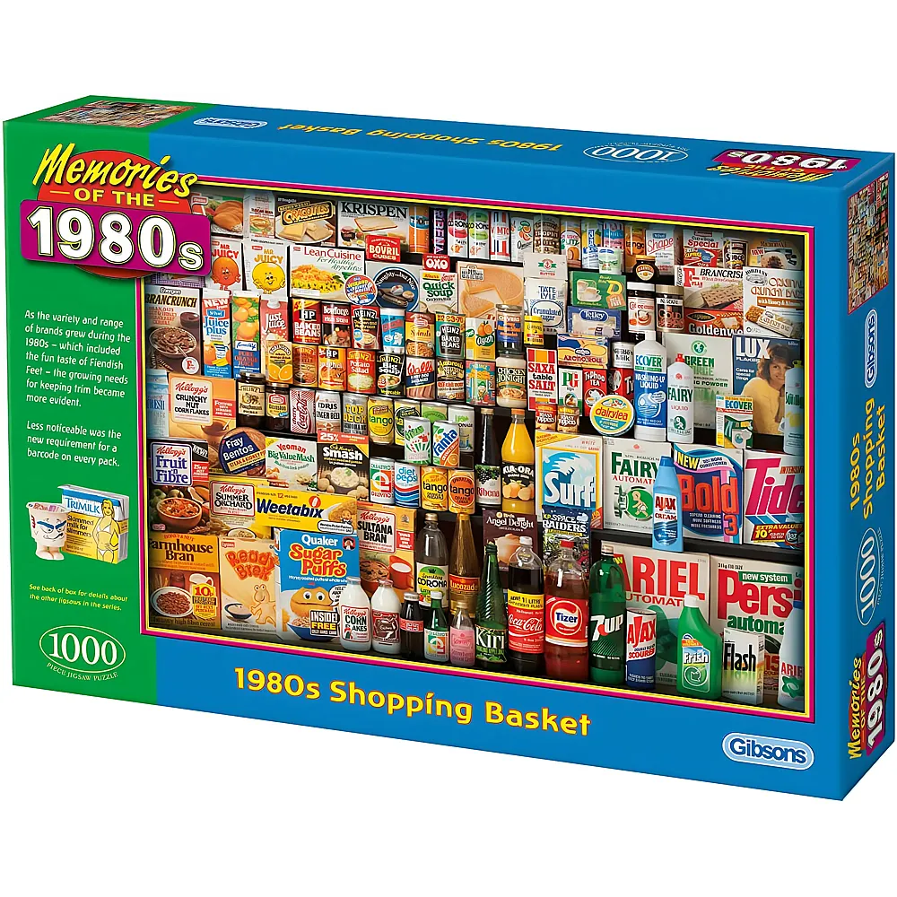 Gibsons Puzzle 1980's Shopping 1000Teile