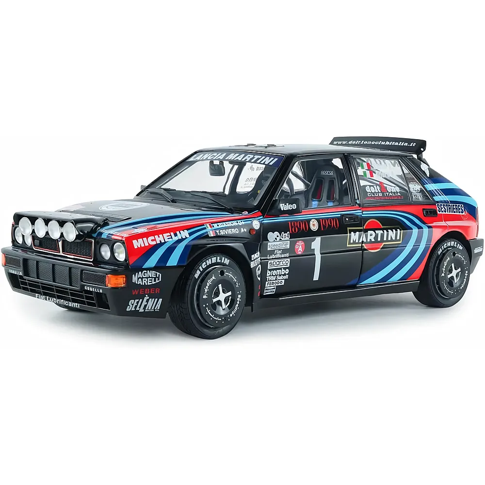 Solido 1:18 Lancia Delta HF Integrale M Rally Tribute 1991 Schwarz
