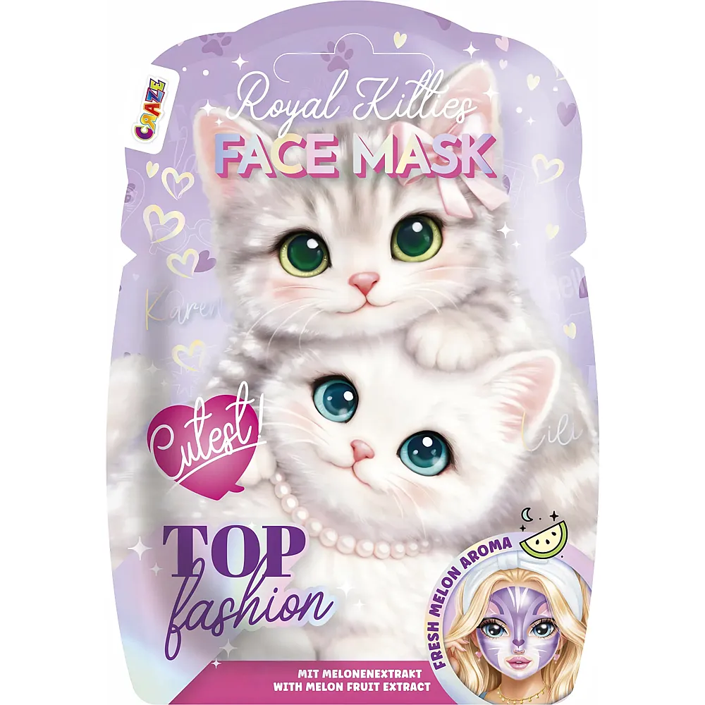 Craze Top Fashion Gesichtsmaske Melone