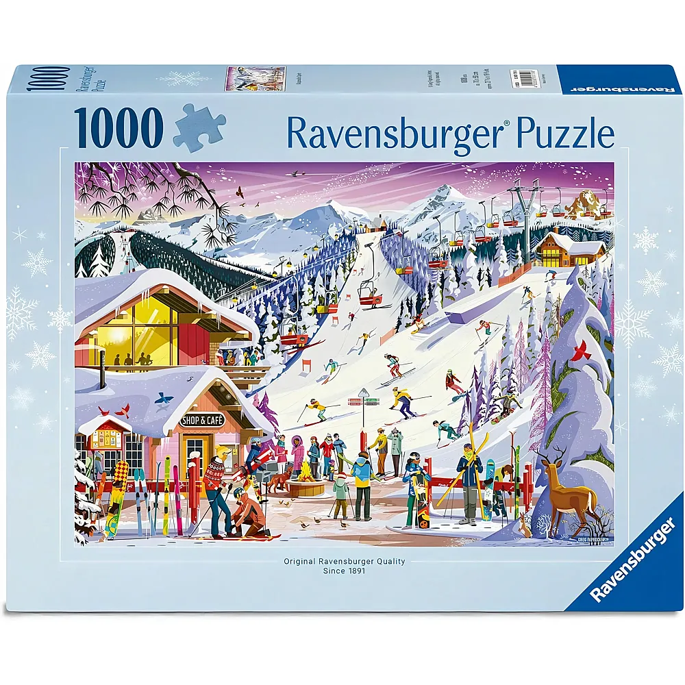 Ravensburger Puzzle Auf der Skipiste - 1000 Teile
