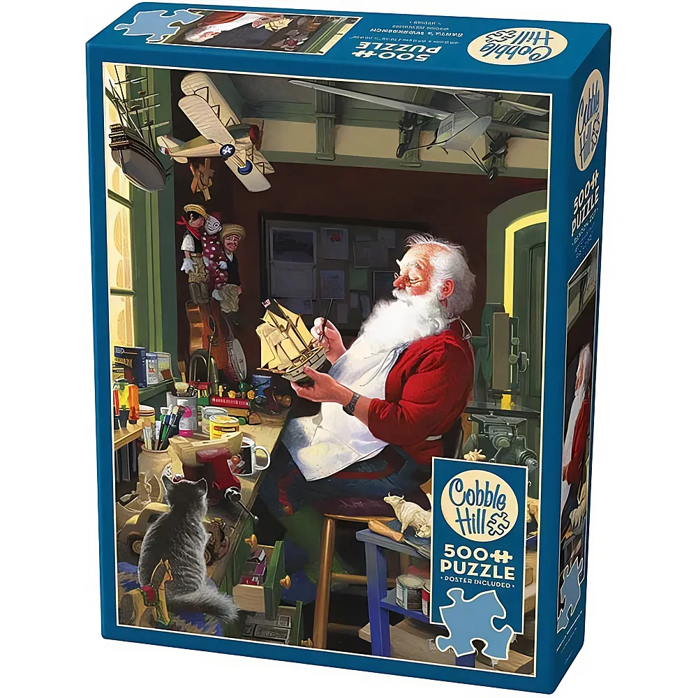 Cobble Hill Puzzle Santa's Workbench - 500 Teile