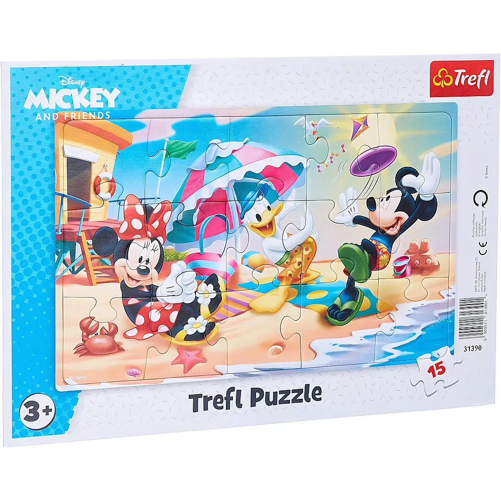 Trefl Puzzle Mickey Mouse and Friends 15Teile