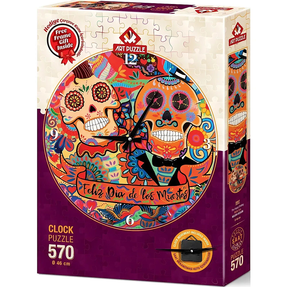 Art Puzzle Puzzle-Uhr - Happy Ending 570Teile